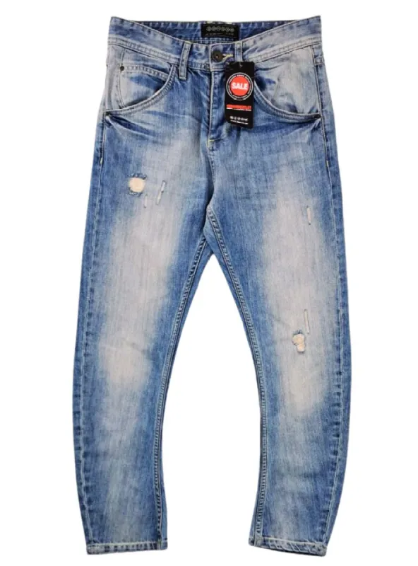 MEDIUM WASHED RIPPED DETAILED SKINNY FIT JEAN sold by FBO