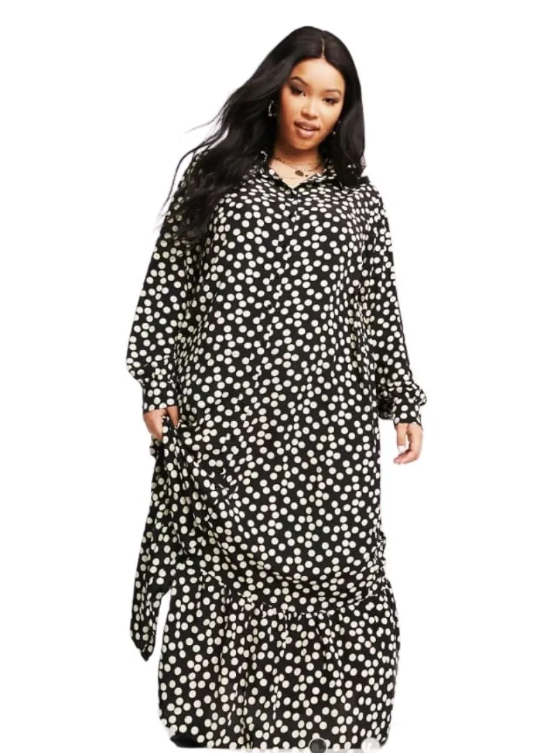 POLKA DOT LONG DRESS sold by FBO