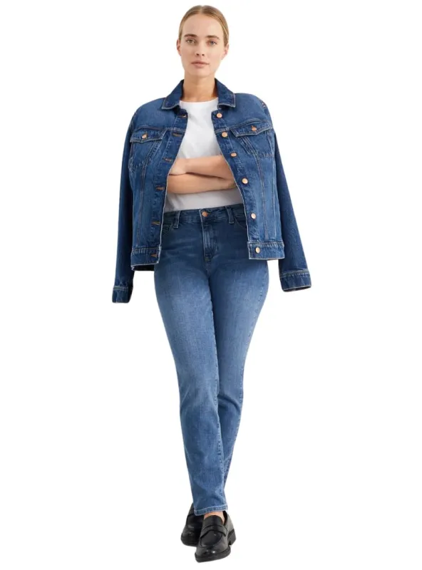 SLIM FIT MID WAIST JEAN sold by FBO