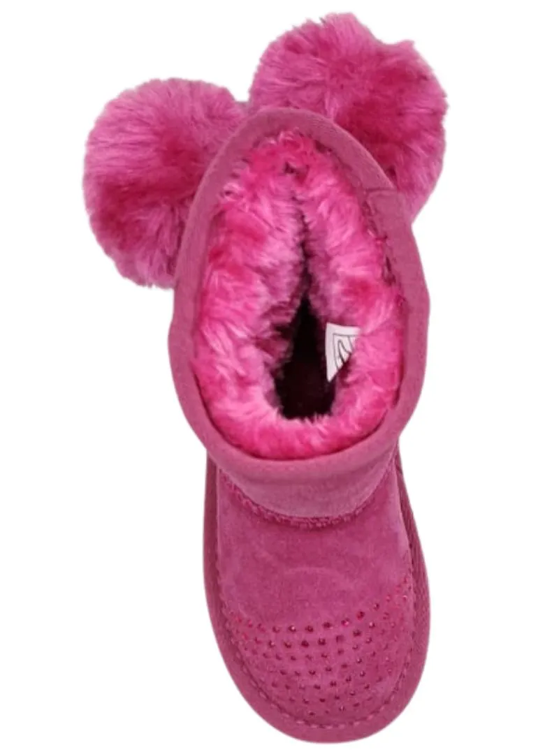 DETAILED POM POM FUR SUEDE BOOTS sold by FBO product image thumbnail 4
