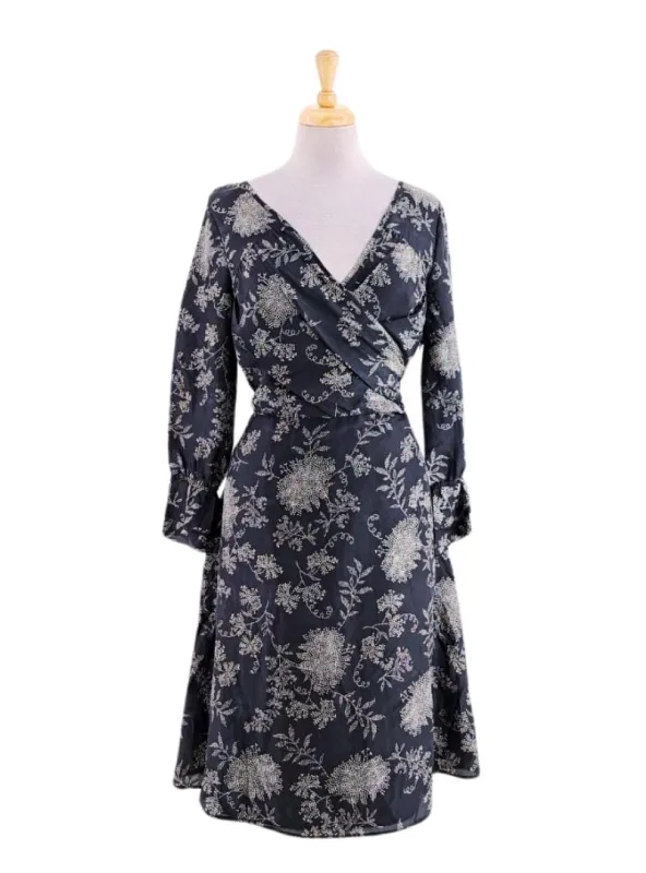 V NECK PRINTED SLEEVE DRESS sold by FBO