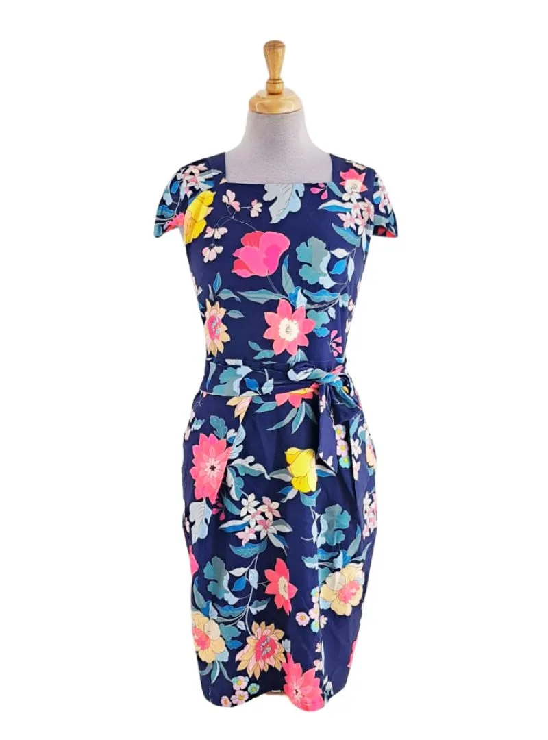 FLORAL PRINT MIDI DRESS sold by FBO