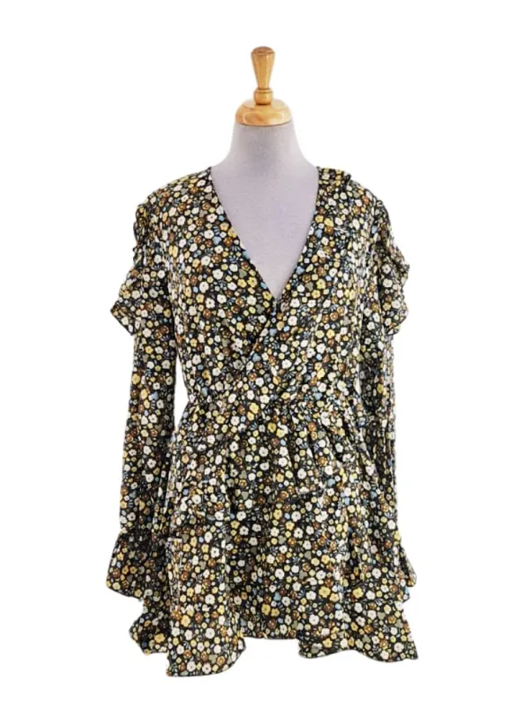 FLORAL PRINT MINI DRESS sold by FBO