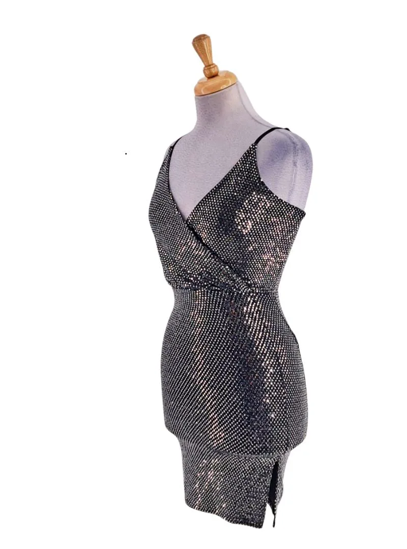 EMBELLISHED SPAGHETTI STRAP MINI DRESS sold by FBO product image thumbnail 2