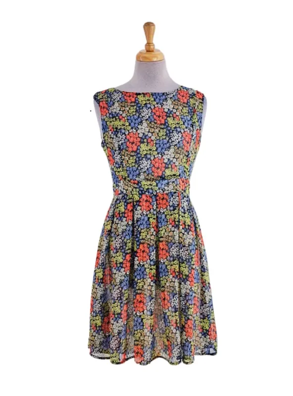 SLEEVELESS FLORAL DRESS sold by FBO