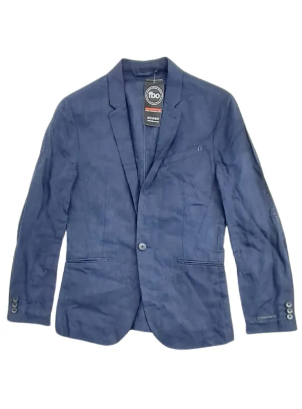 MOCK POCKET LINEN JACKET sold by FBO