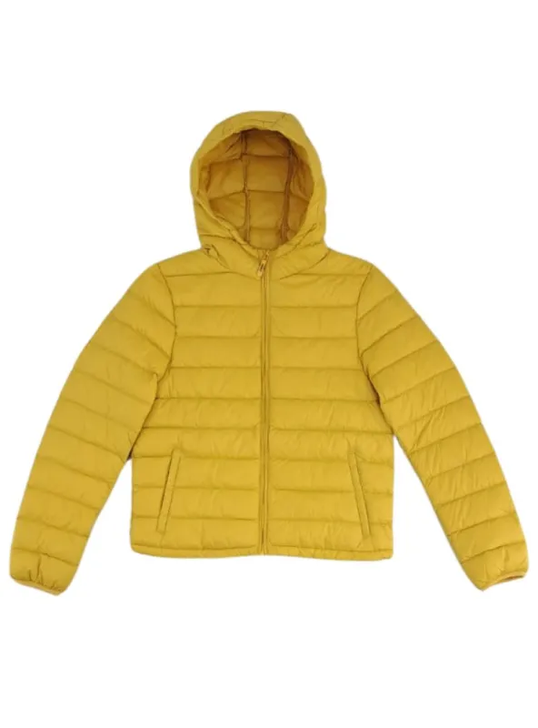 Solid Hooded Puffer Jacket sold by FBO
