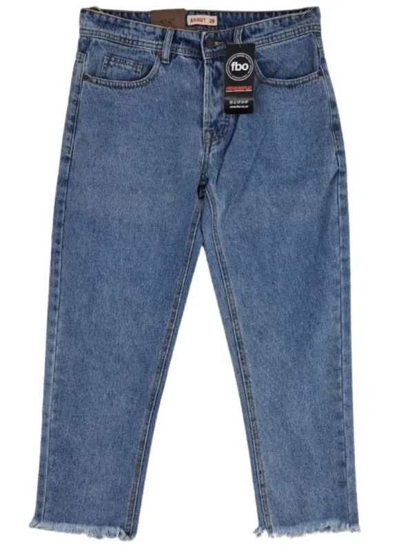 SLIM FIT CROPPED JEAN sold by FBO