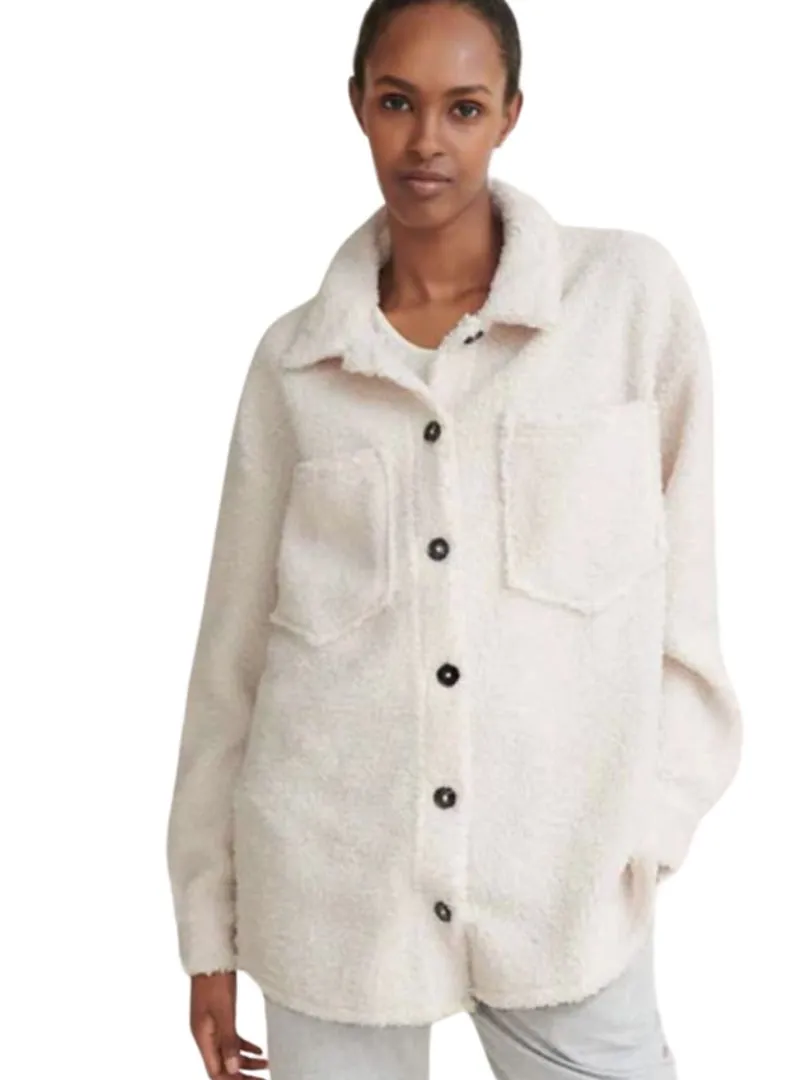 BUTTON UP TEDDY COAT sold by FBO