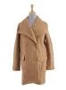 WOOL BLEND DOUBLE BREATED COAT sold by FBO