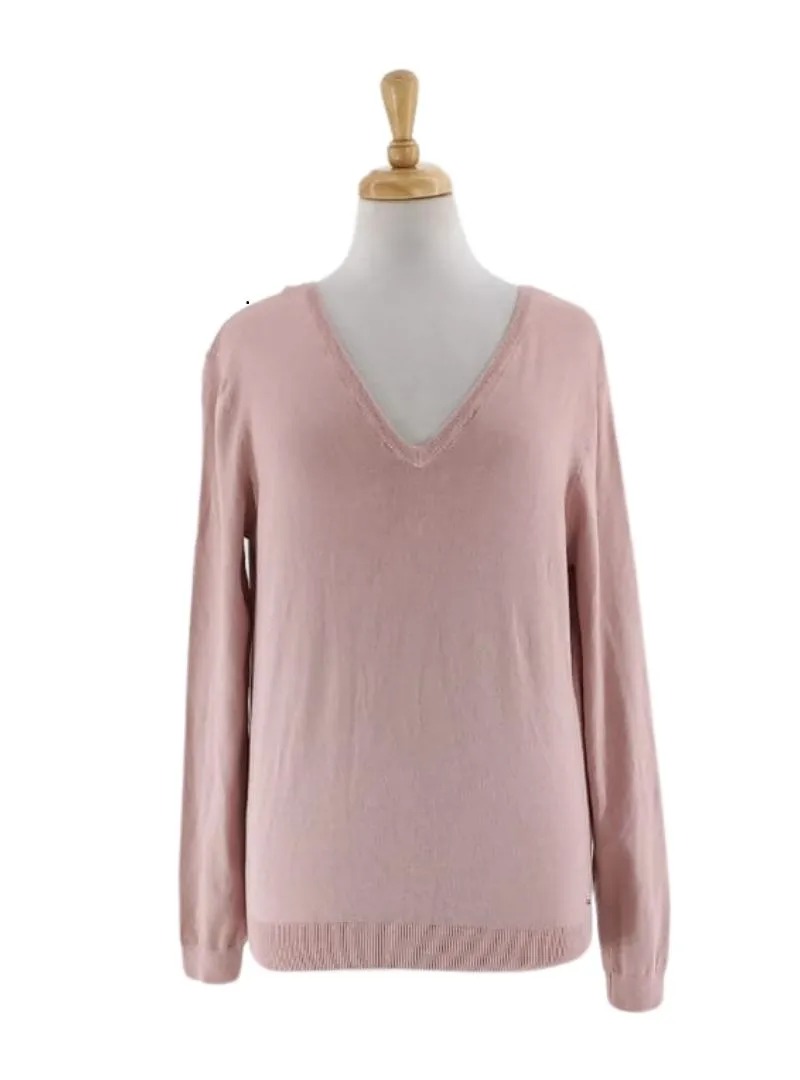 V NECK KNIT TOP sold by FBO