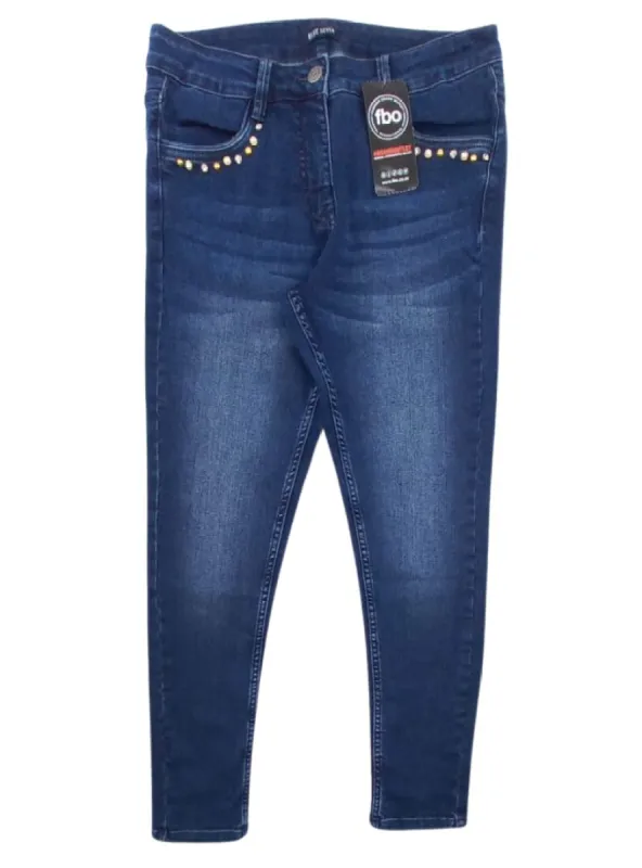 STUDDED DETAILED SKINNY FIT JEAN sold by FBO