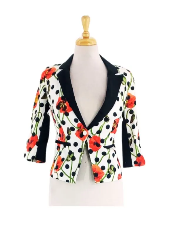 PRINTED CASUAL BLAZER sold by FBO