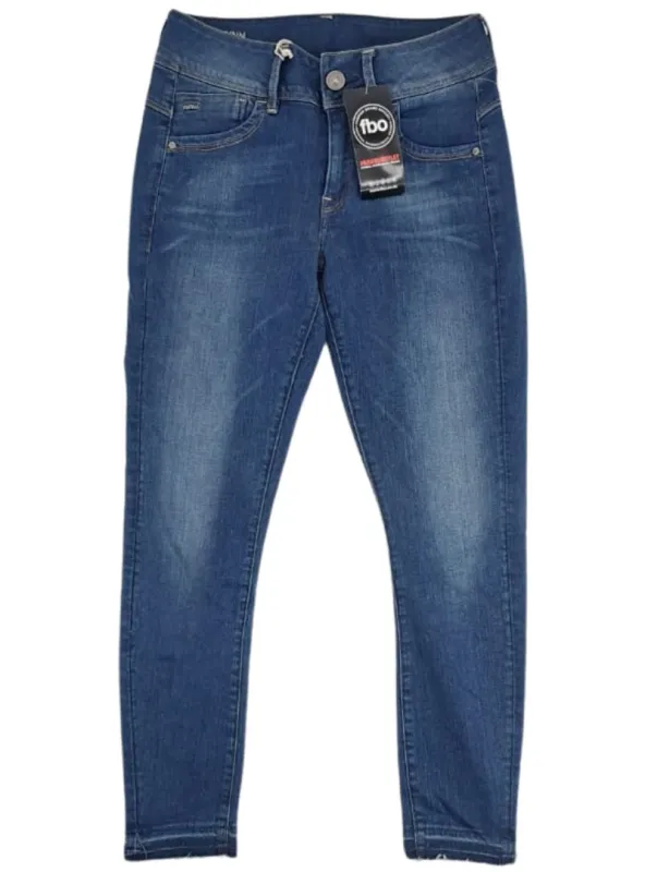 LYNN MID SKINNY RP ANKLE DENIM sold by FBO