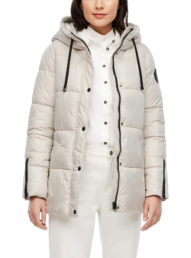 HOODED PUFFER JACKET WITH ZIP SLEEVE sold by FBO