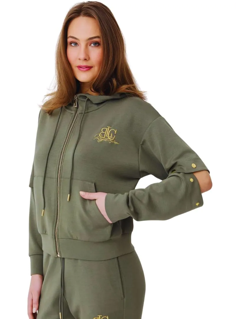 Detailed Zip Up Hoodie Jacket sold by FBO product image thumbnail 3