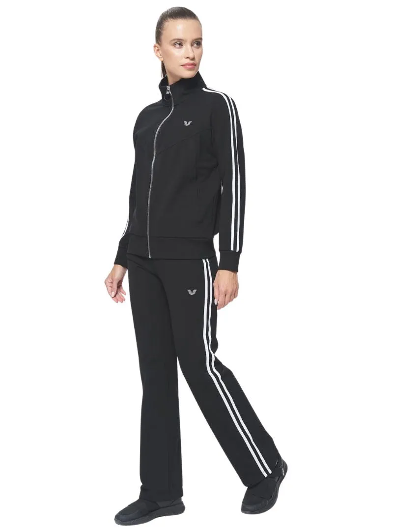 Crew Neck Zip Up Track Top sold by FBO