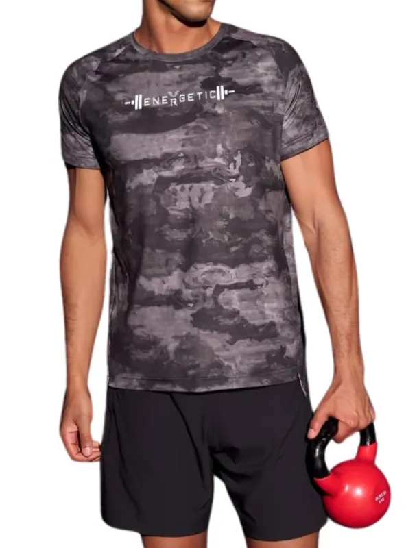 Detailed Printed Active Tee sold by FBO