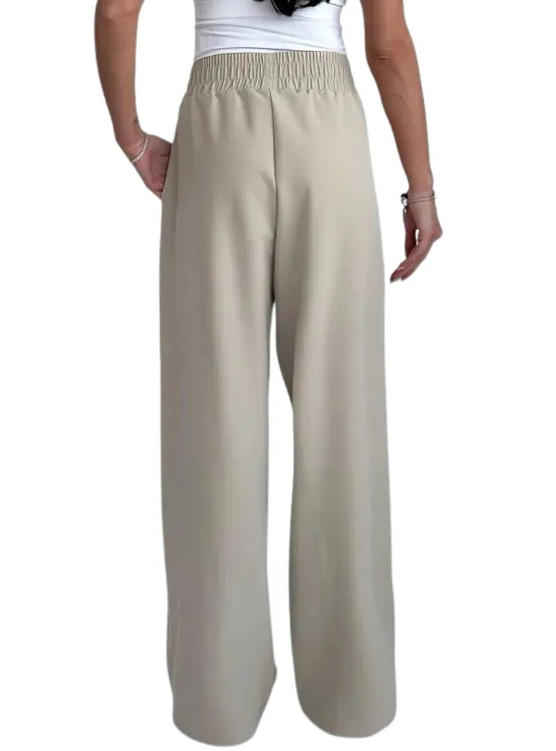 Wide Leg Flare Pants With Pleated Detail sold by FBO product image thumbnail 2