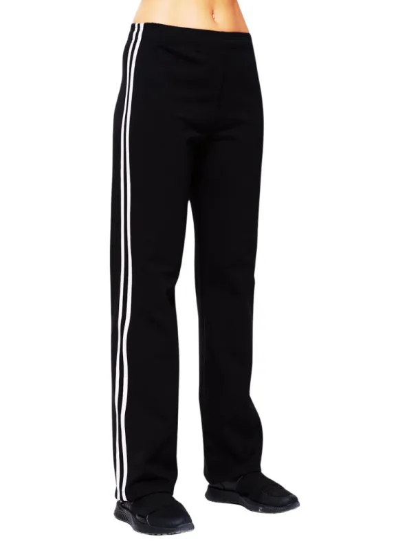 Wide Leg Double Striped Sweatpants sold by FBO