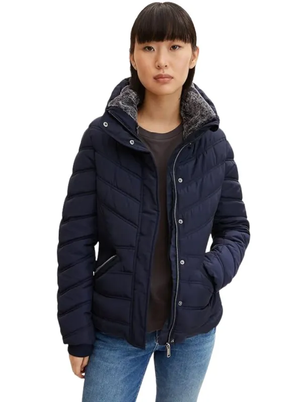 Stand Collar Puffer Jacket sold by FBO