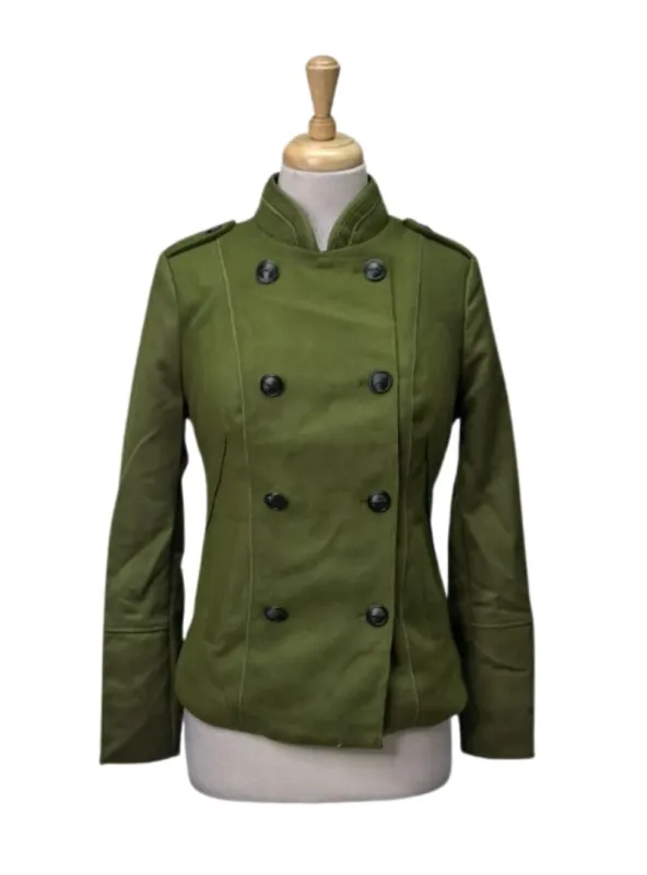 Only Ladies Detail Buttoned Jacket - Green sold by FBO