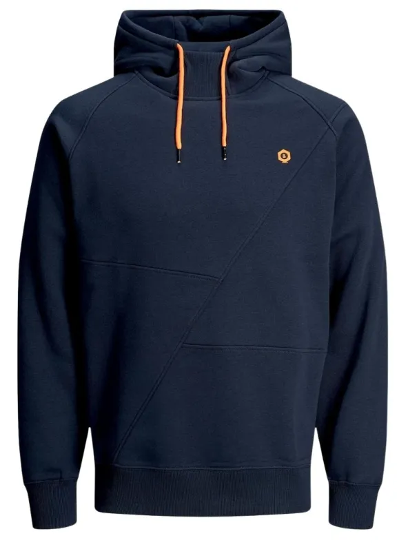 Jack & Jones Mens Fleece Hoody - Navy made by Jack & Jones