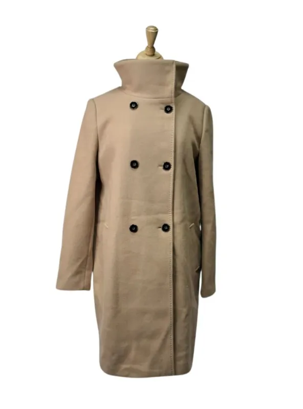 S.oliver Ladies Double Buttoned Coat - Beige sold by FBO