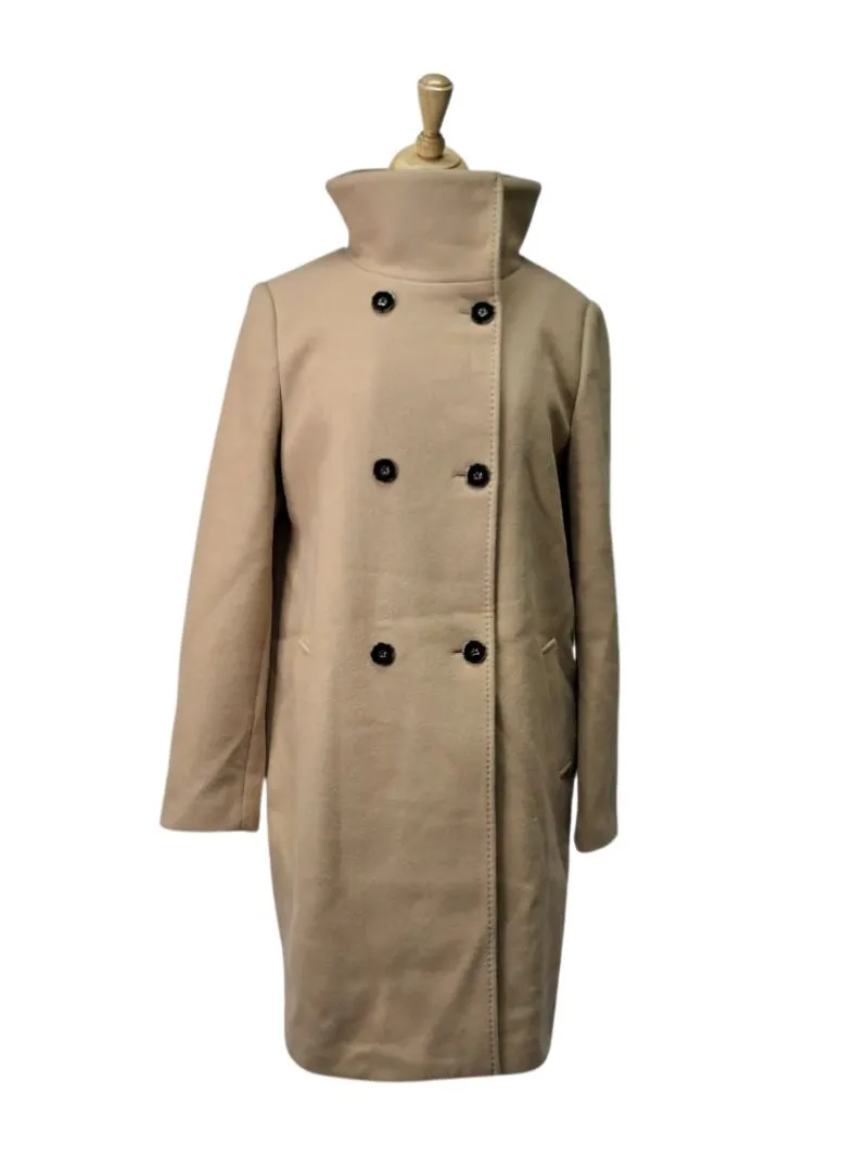 S.oliver Ladies Double Buttoned Coat - Beige sold by FBO