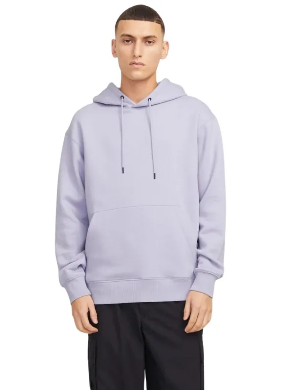 Jack & Jones Mens Basic Hoody - Purple made by Jack & Jones