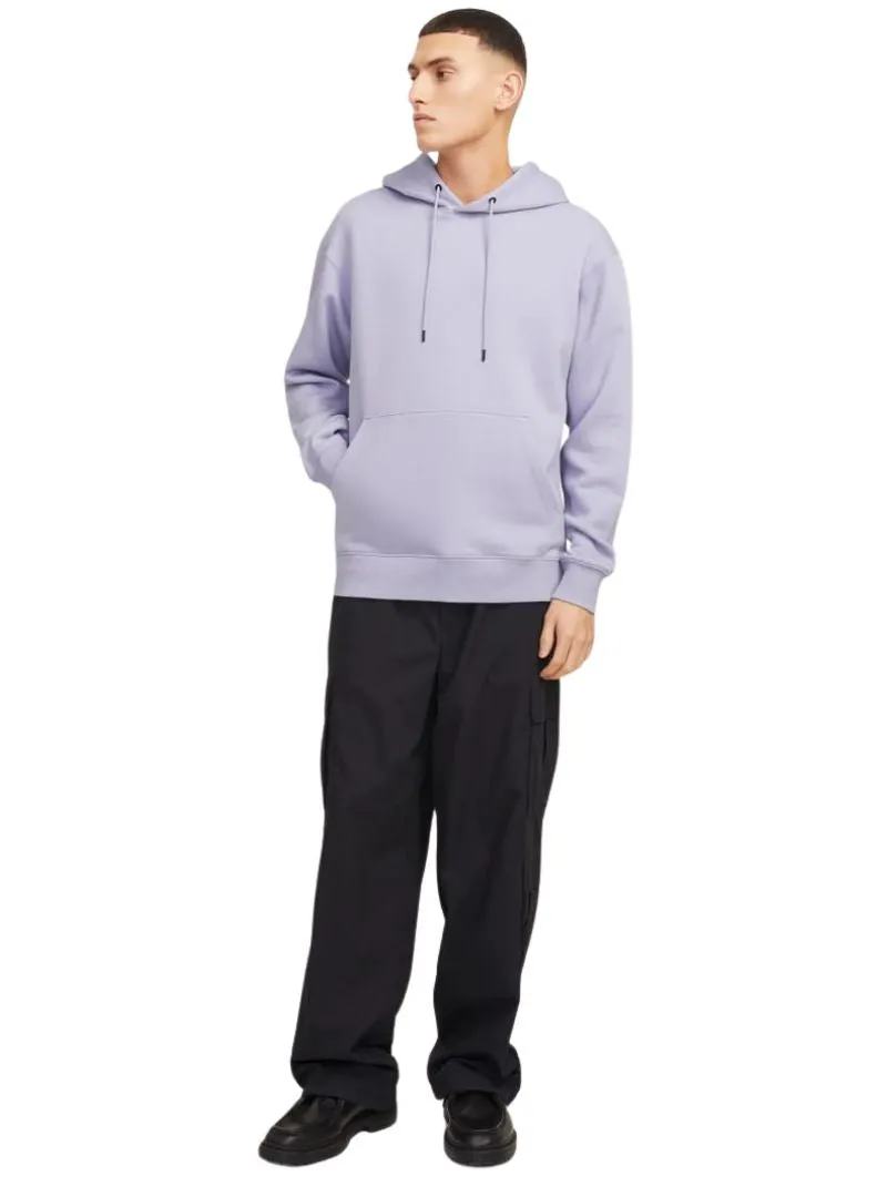 Jack & Jones Mens Basic Hoody - Purple sold by FBO product image thumbnail 4