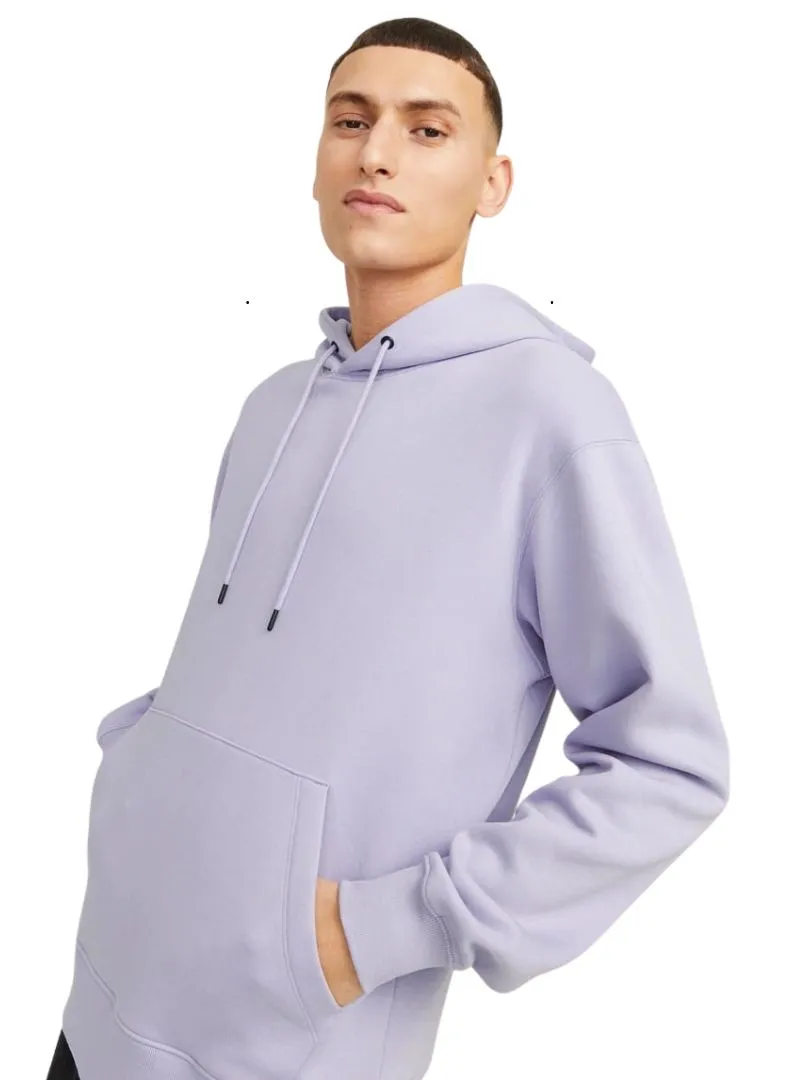 Jack & Jones Mens Basic Hoody - Purple sold by FBO product image thumbnail 2