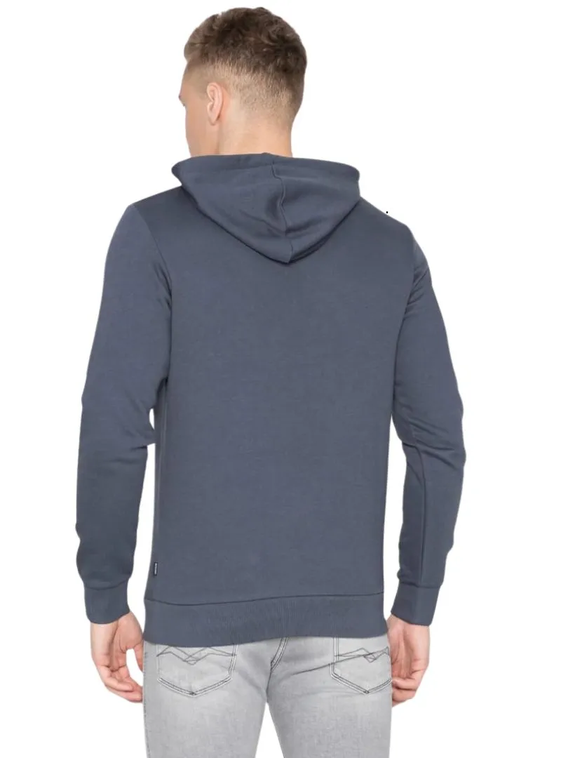 Jack & Jones Mens Printed Hoody - Grey sold by FBO product image thumbnail 3