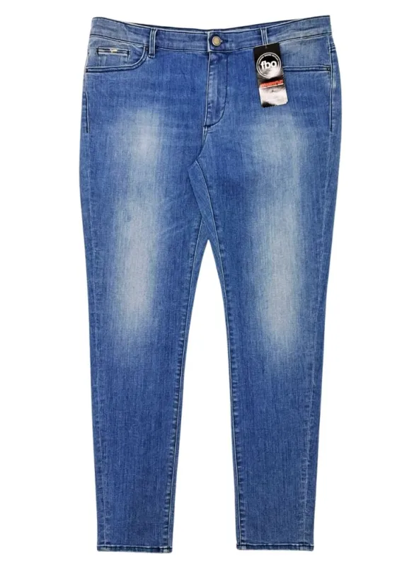 Gas Denim Ladies Star Skinny Jean - Blue sold by FBO