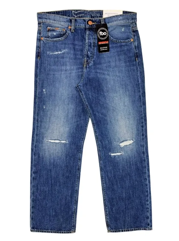 Gas Denim Ladies Straight Fit Regular Jean -Blue sold by FBO