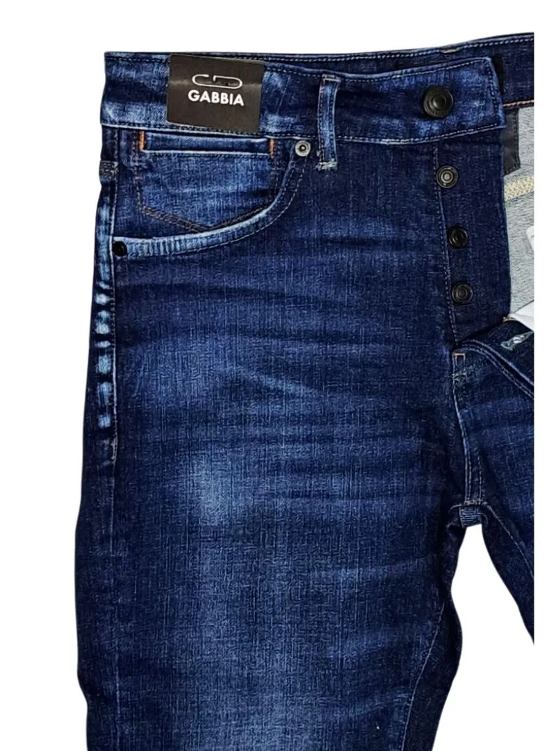 Gabbia Denim Mens Slim Fit Jean - Blue sold by FBO product image thumbnail 3