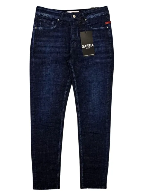 Gabbia Denim Mens Basic Jeans - Blue sold by FBO