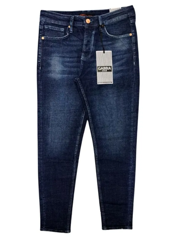 Gabbia Denim Mens Slim Fit Jeans - Blue sold by FBO