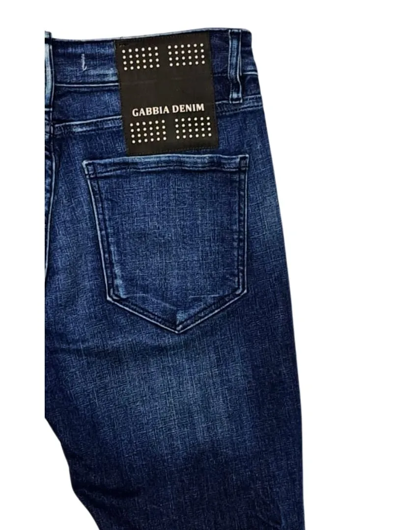 Gabbia Denim Mens Basic Jeans - Blue sold by FBO product image thumbnail 4