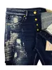 On Denim Mens Ribbed Slim Fit Jean - Blue sold by FBO