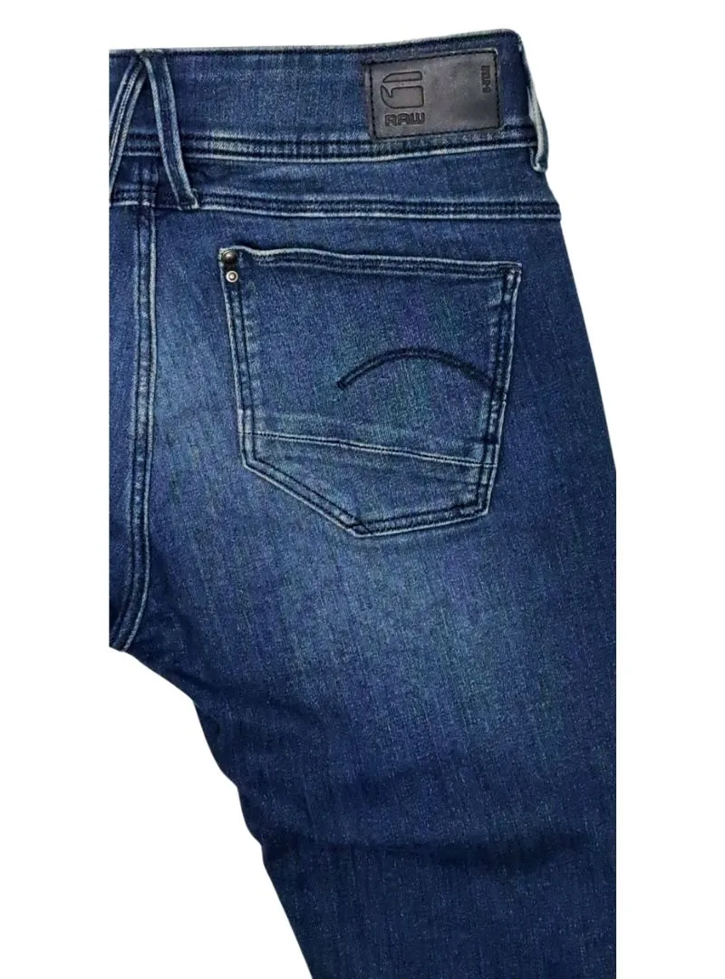 G Star Raw Jean Ladies Lynn Skinny Jean - Navy sold by FBO product image thumbnail 4