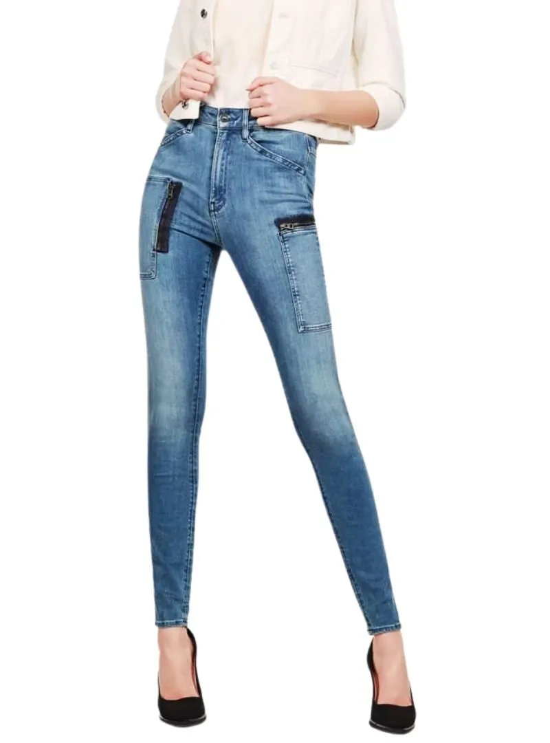 G Star Raw Denim Ladies High Skinny Jean - Blue sold by FBO