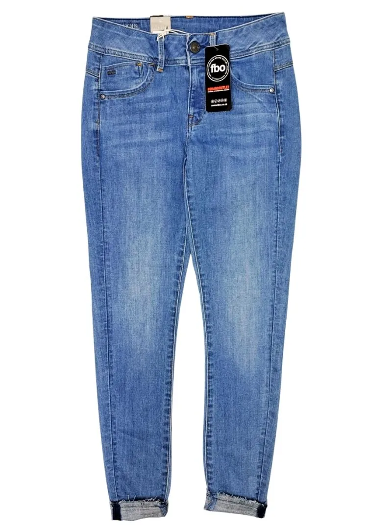 G Star Raw Denim Ladies Lynn Mid Skinny Ankle Jean - Blue sold by FBO