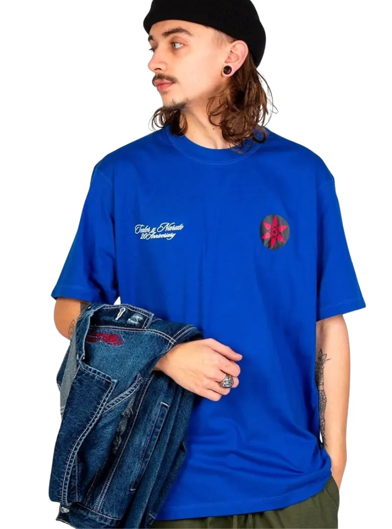 Shippuden Mens Printed T-shirt - Blue sold by FBO