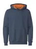 Livergy Mens Fleece Hoodie - Navy/Orange sold by FBO