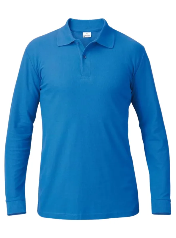 Siggi Mens Long Sleeve Golf T-shirt - Blue sold by FBO