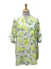 Made In Italy Ladies Aurelia Blouse Linen - Turquoise sold by FBO
