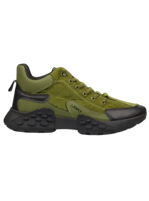 Urbanart Mens Ankle Sneaker - Olive/Black sold by FBO
