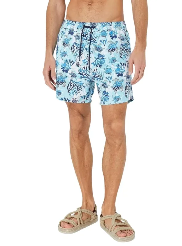 Koton Mens Printed Swim Short - Blue/Navy sold by FBO