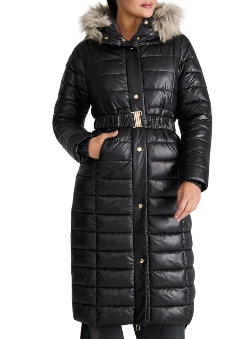 FUR HOODED LONG LENGTH PUFFER JACKET sold by FBO product image thumbnail 2